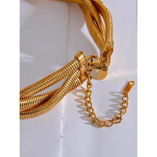 112 Chain weave Choker Necklace